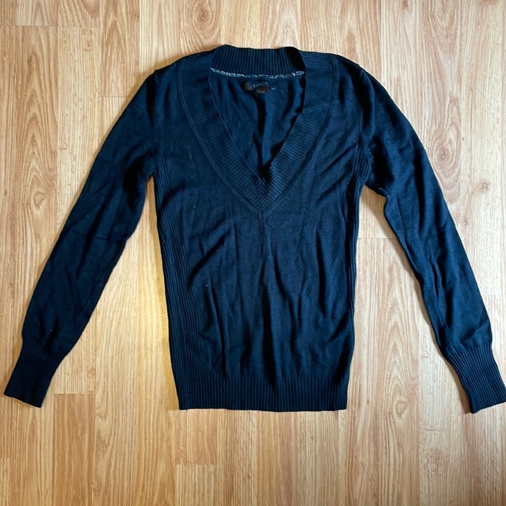 Express v-neck ribbed sweater